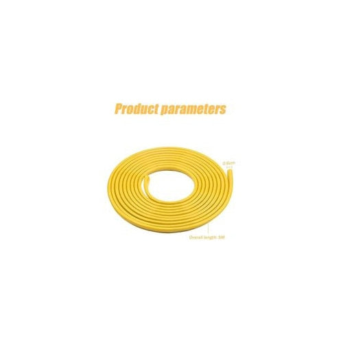 Banda de protectie auto pentru usi AYSTOAYS®, Banda protectie margini cauciuc auto, lungime 5m, pentru Portiera, Portbagaj, Capota, Izolare Fonica, Praf, Murdarie, rezistent la uzura, Rosu