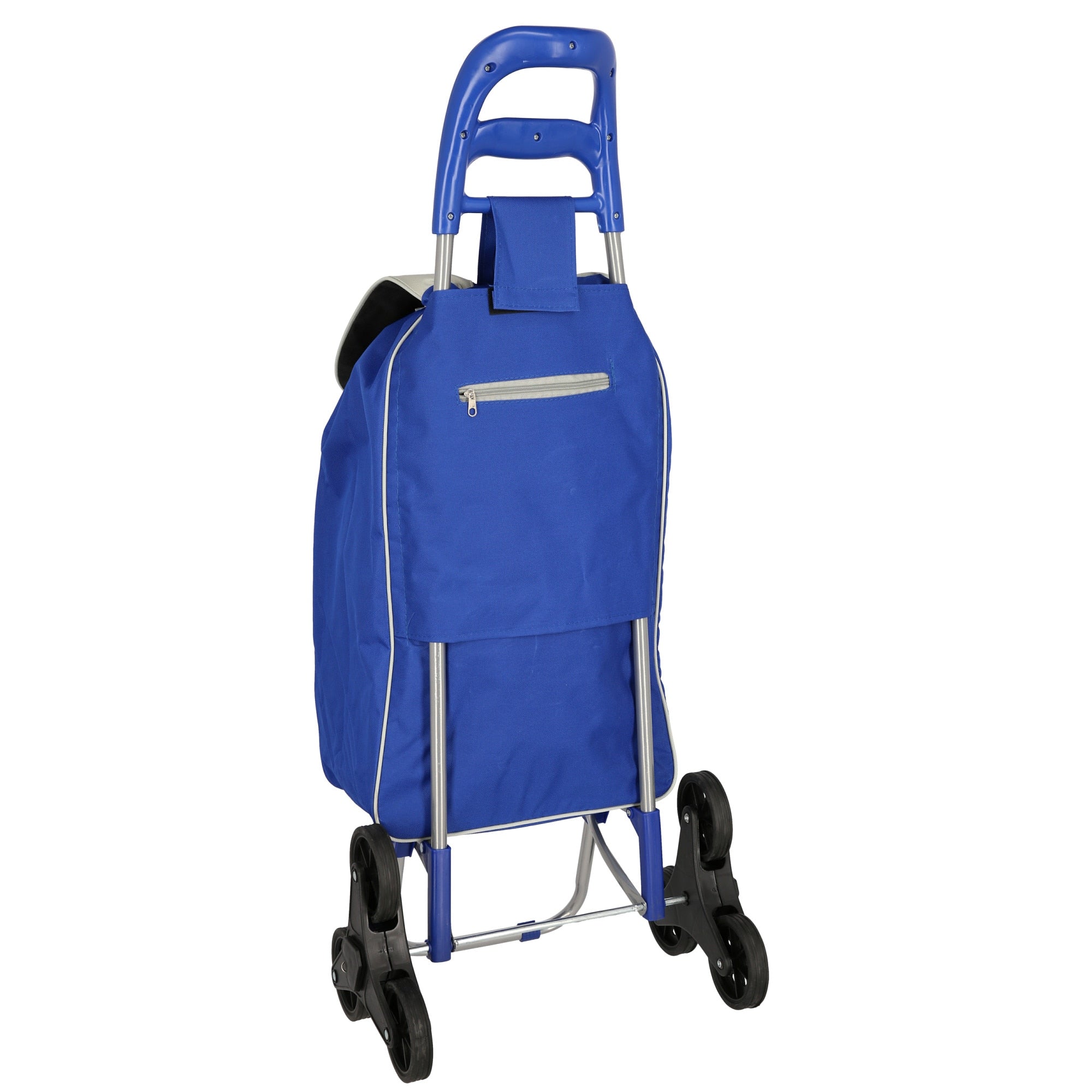 Carucior de piata Grunberg cu 6 roti BF209 Albastru