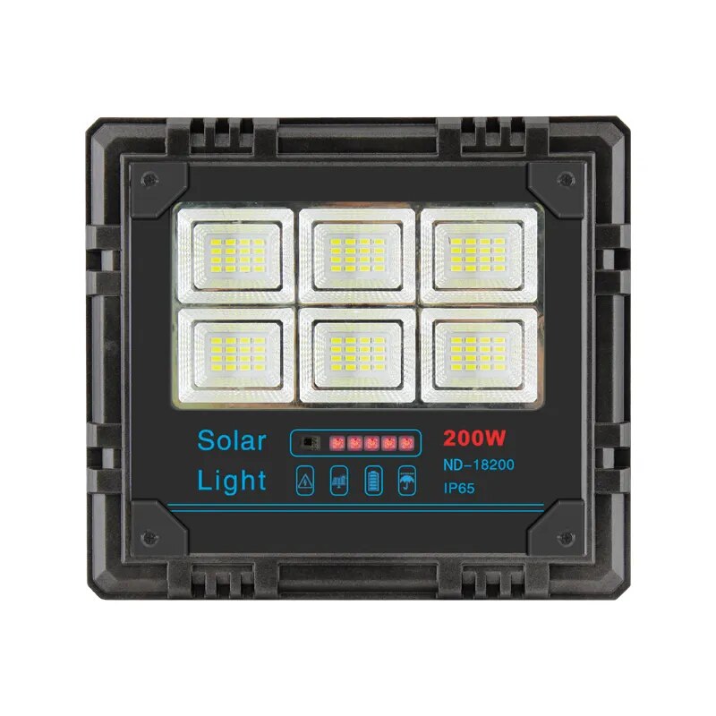 Proiector LED Solar, Putere 400W, Autonomie 12-16h, Kit Complet cu Panou Fotovoltaic si Telecomanda, Rezistent la Apa IP66/IP67, Lumina Alb Rece 6000K, Functie Automat/Amurg, Exterior