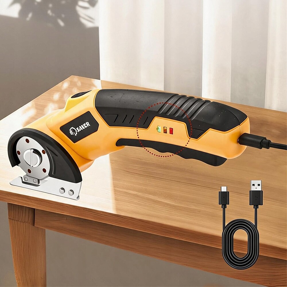 Cutter de carton, Cutter electric reîncărcabil, Foarfece electrice pentru tăierea covoarelor din piele și plastic