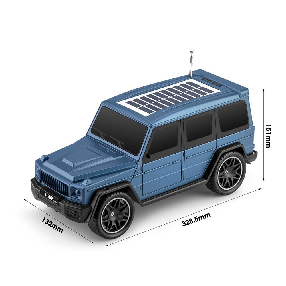 Boxă portabilă Bluetooth Elworld GU-162, design stereo auto, bass puternic, gri, alimentare solară,,,