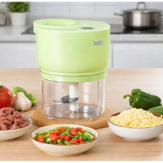 Mini Tocator Electric, Portabil, 500 ml, Multifunctional, 15 x 10 cm
