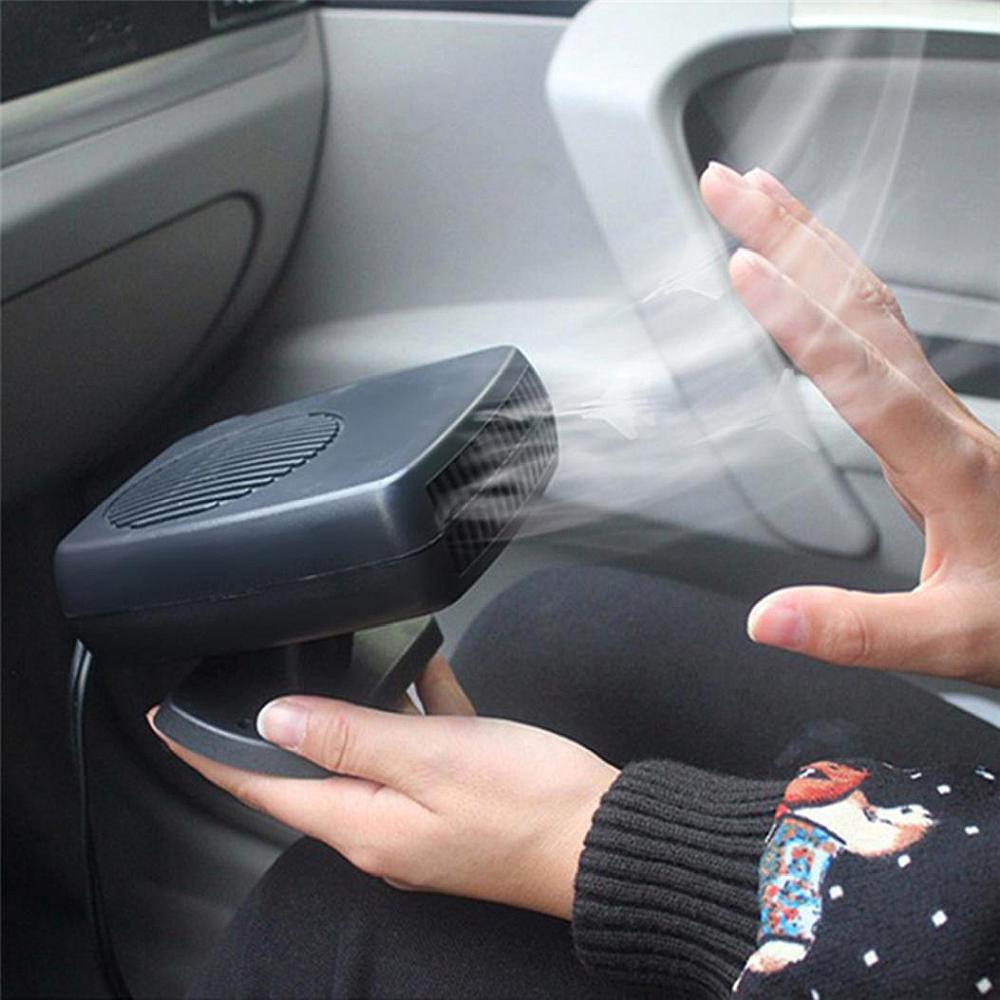 Aeroterma Auto 12V cu Ventilator 2-in-1, Racire sau Incalzire, Putere 150W, Dezaburire si Dezghetare Geamuri