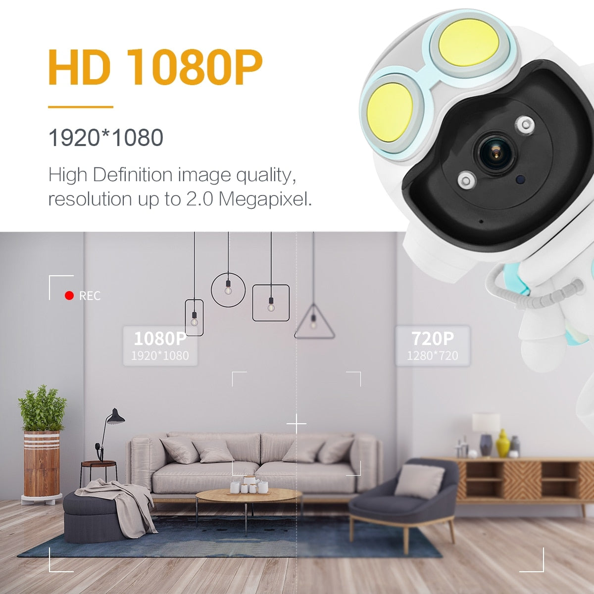 Camera de supraveghere, Generic, 2MP, detectie umanoida, noapte cu infrarosu