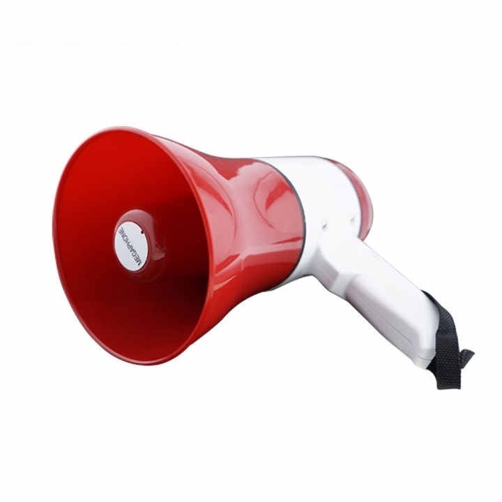 Portavoce cu acumulator, putere 30W, functie de redare inregistrare, buton On/OFF, control volum, citire card memorie, USB, rosu/alb