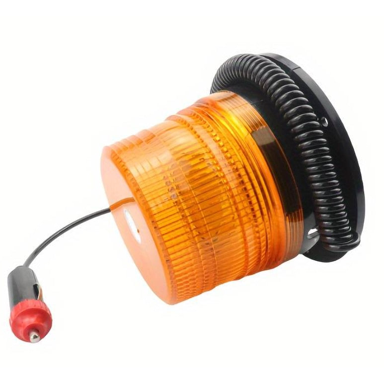 Girofar auto LED 24 leduri 12V lumina galbena prindere magnetica BZRSH