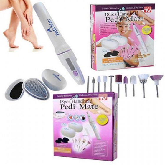 Set Manichiura-Pedichiura, Pedi Mate, 18 Accesorii