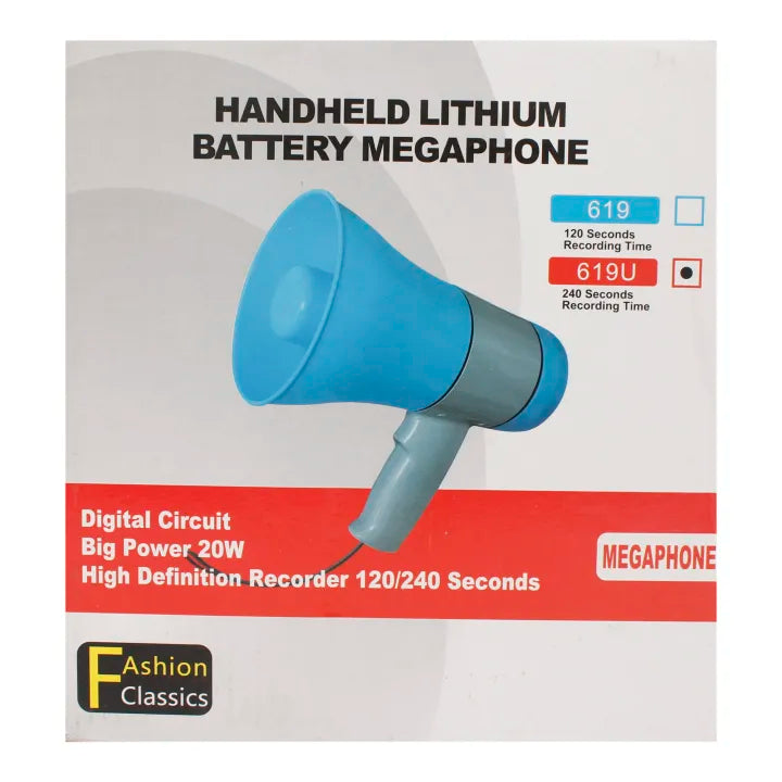Portavoce cu acumulator, putere 30W, functie de redare inregistrare, buton On/OFF, control volum, citire card memorie, USB, rosu/alb