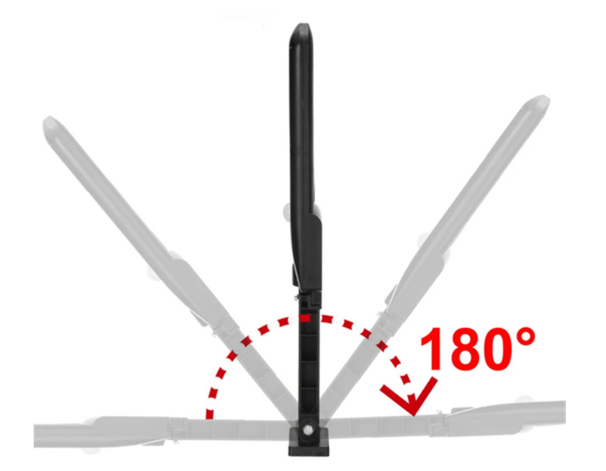 Set 4 lampi solare,150 LED, 6 COB, 90W, cu senzor de miscare, suport prindere inclus si telecomanda