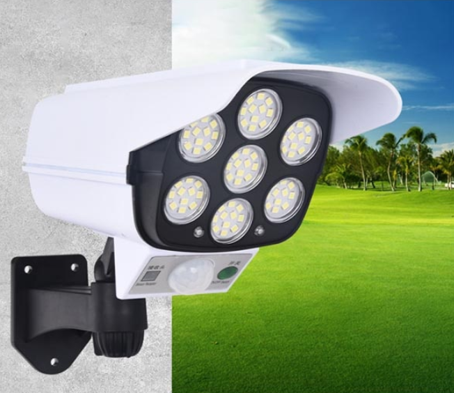 Lampa solara tip camera falsa de supraveghere 77 LED Aden