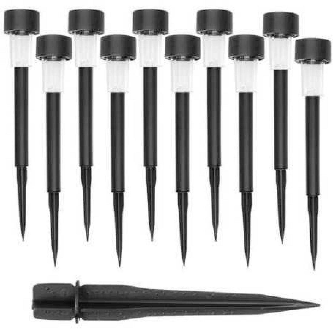 Set 10 lampi cu incarcare solara pentru gradina