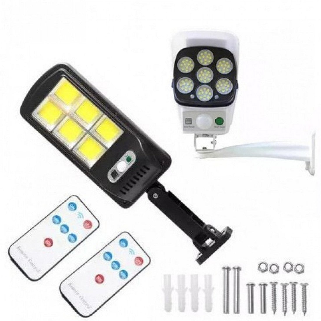 Set Lampa stradala cu 6 casete luminoase + Camera falsa cu incarcare solara