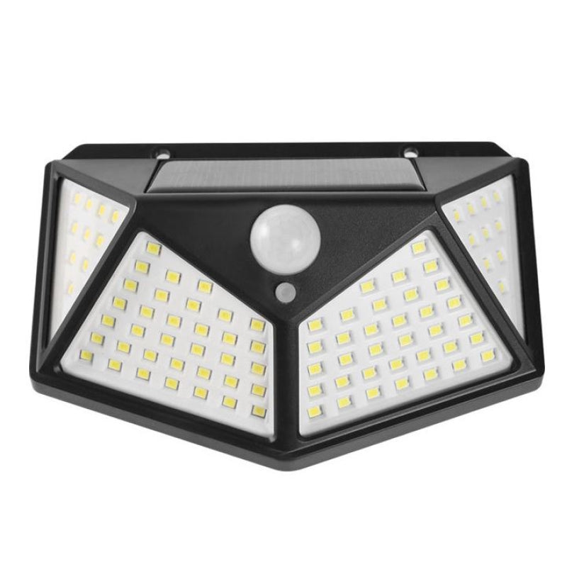 Set 3 Lampi ULTRA 100 LED Solare cu senzor de miscare si lumina 3 moduri ILUMINARE