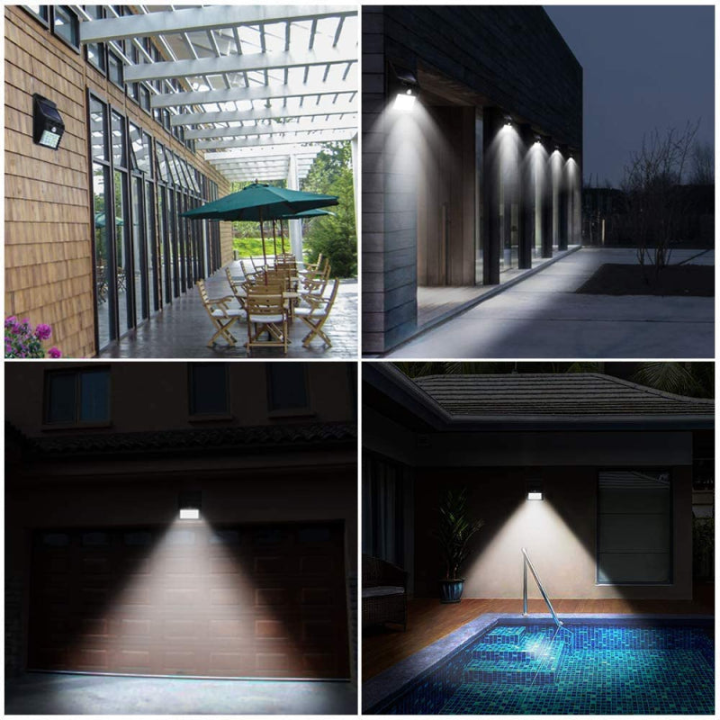 Set 5 Lampi Solare BRIGHT 30 LED cu Senzor de Miscare si Lumina 1 Mod ILUMINARE