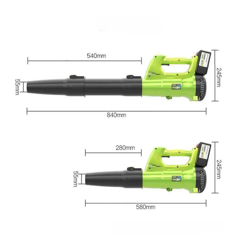 Suflanta de Frunze electrica cu 2 Acumulatori 48V, Putere 3500W, 12.000 De Rotatii/min, 780 mc/h