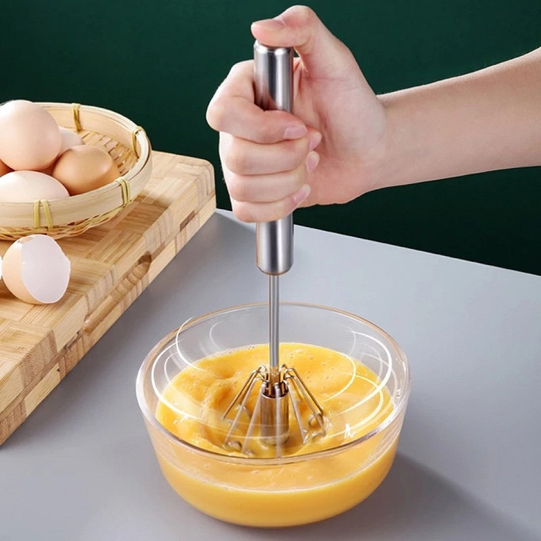 Tel rotativ din inox 25 cm
