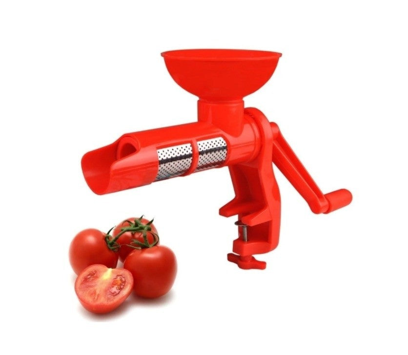 Storcator de rosii manual cu sita de inox si corp plastic lichidare stoc Aden