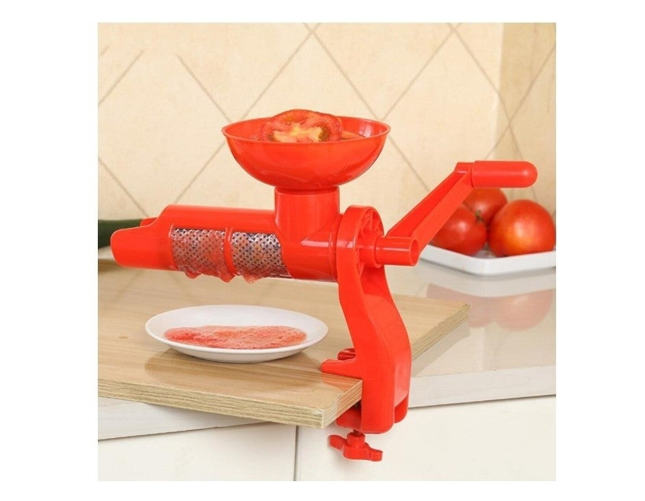 Storcator de rosii manual cu sita de inox si corp plastic lichidare stoc Aden